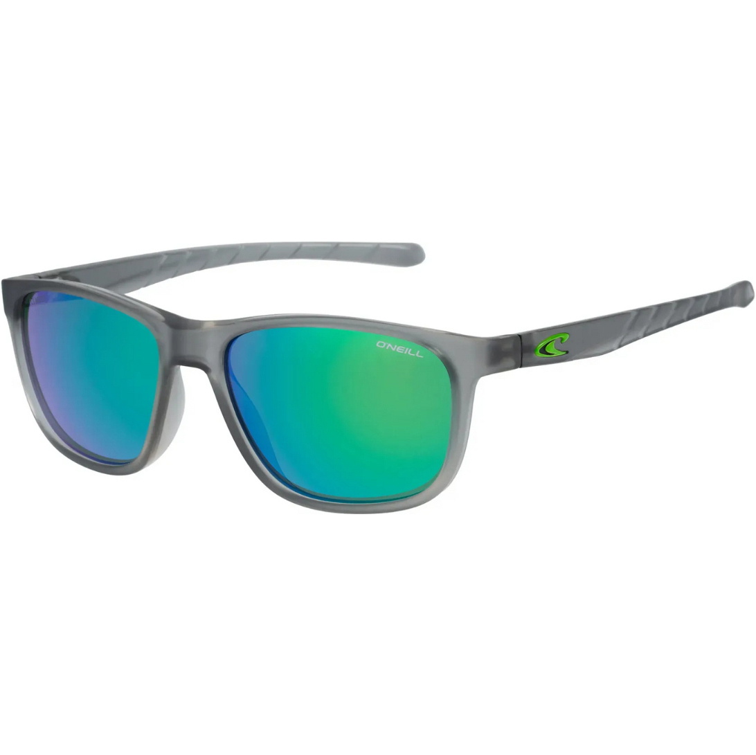 2026 O'Neill Mens Sunglasses 9025 ONS-9025-2.0-108P - Matte Grey / Lime